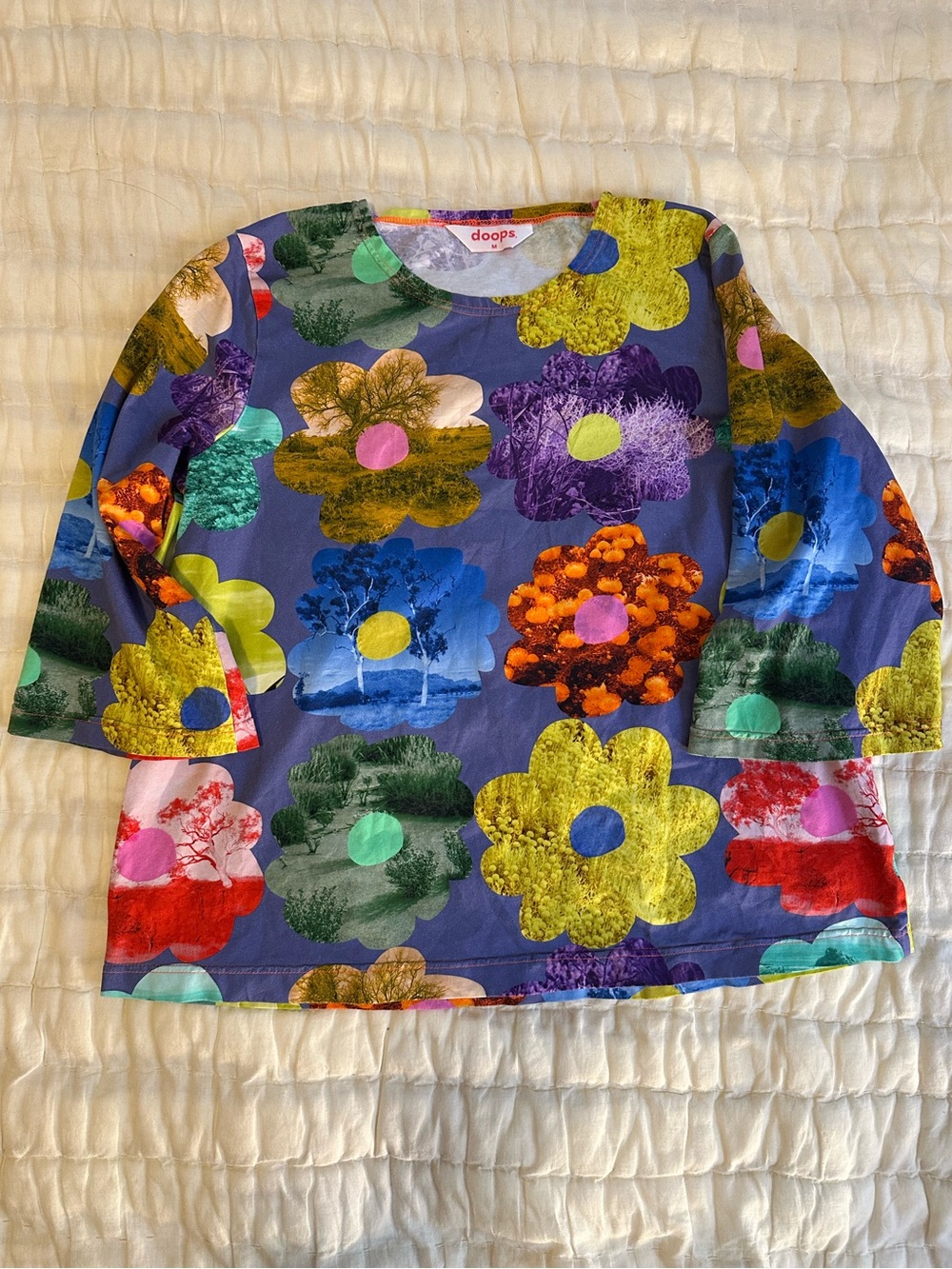 Electric Bloom Jersey Top